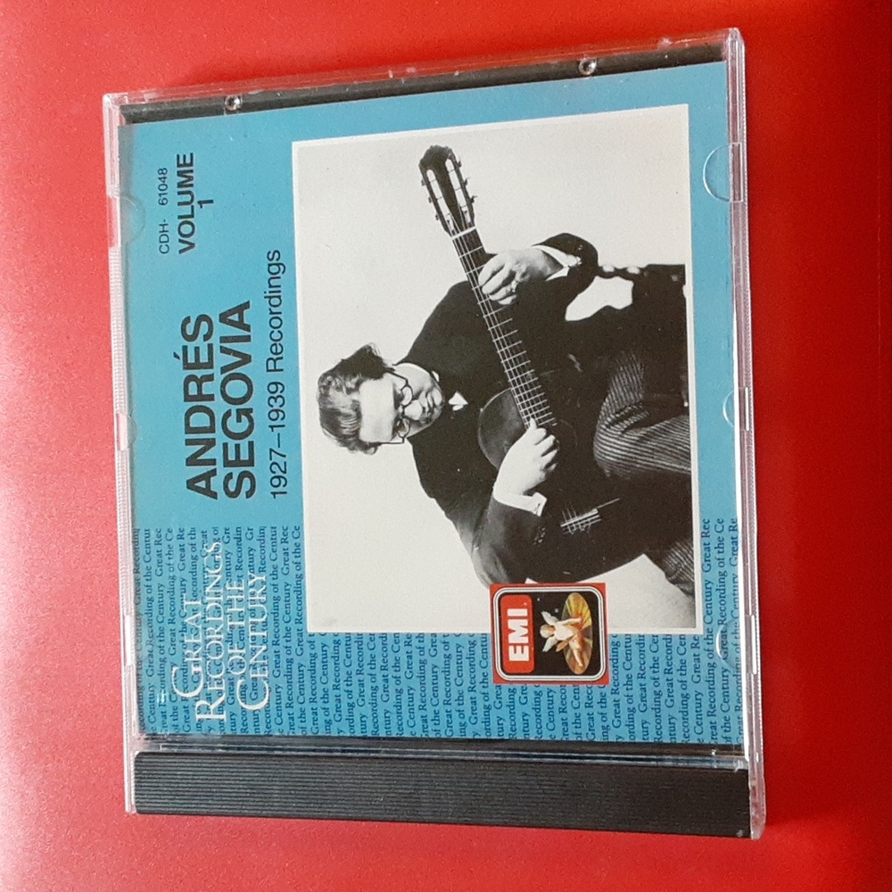 Andrés Segovia 1927-1939 Recordings Volume 1 CD